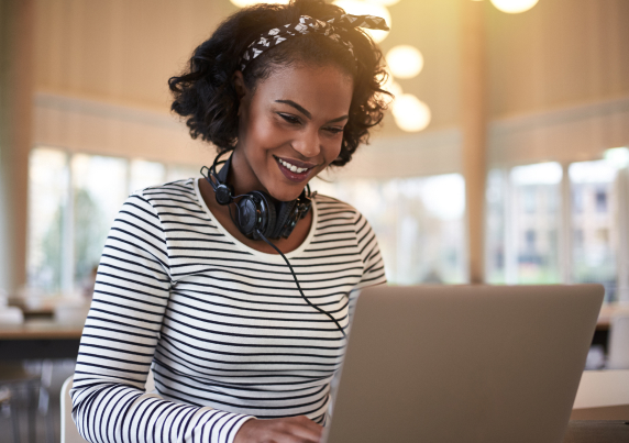 Woman on laptop